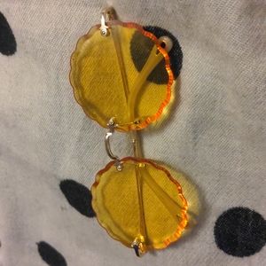 Tru Hippie Gold Flower Sunglasses